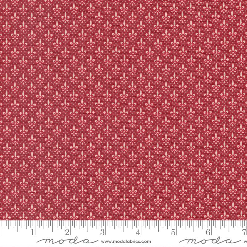 Chateau De Chantilly Rouge - Quilt Fabric