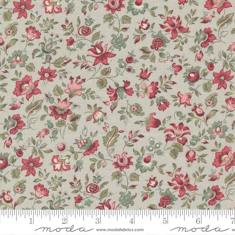 Antoinette Smoke - Quilt Fabric, zoomed in. Select this picture to zoom back out.