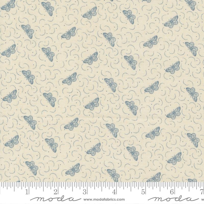 Antoinette Pearl French Blue - Quilt Fabric