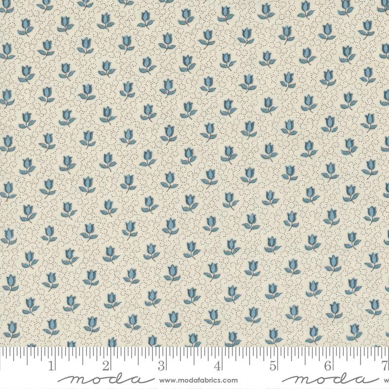 Antoinette Pearl French Blue - Quilt Fabric