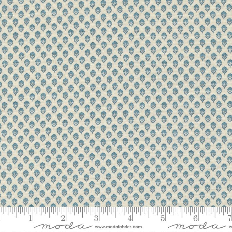 Antoinette Pearl French Blue - Quilt Fabric