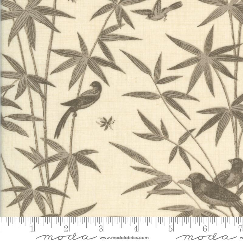 Rouenneries Trois Pearl Roche - Quilt Fabric