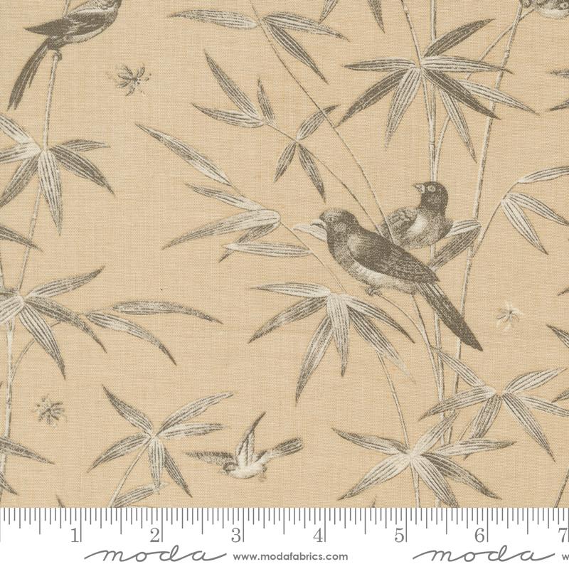 Rouenneries Trois Oyster - Quilt Fabric