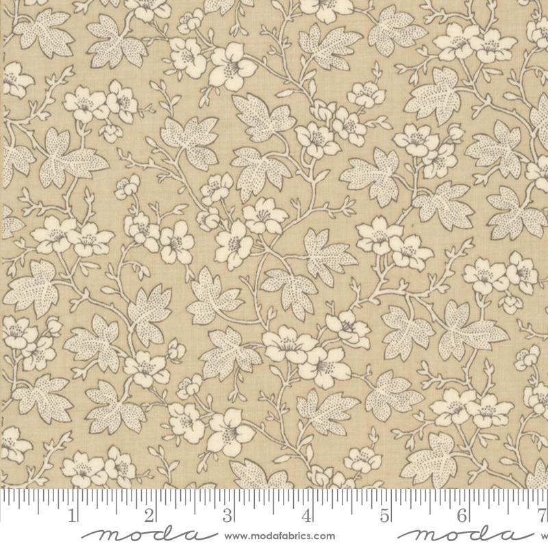Rouenneries Trois Oyster - Quilt Fabric