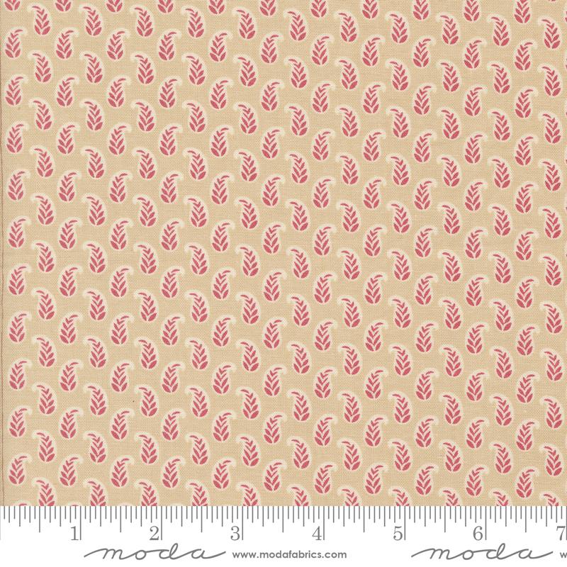 Rouenneries Trois Oyster - Quilt Fabric