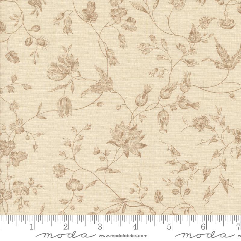Sacre Bleu Buds - Pearl - Quilt Fabric