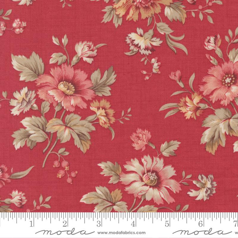 Joie De Vivre Floral Rouge - Quilt Fabric