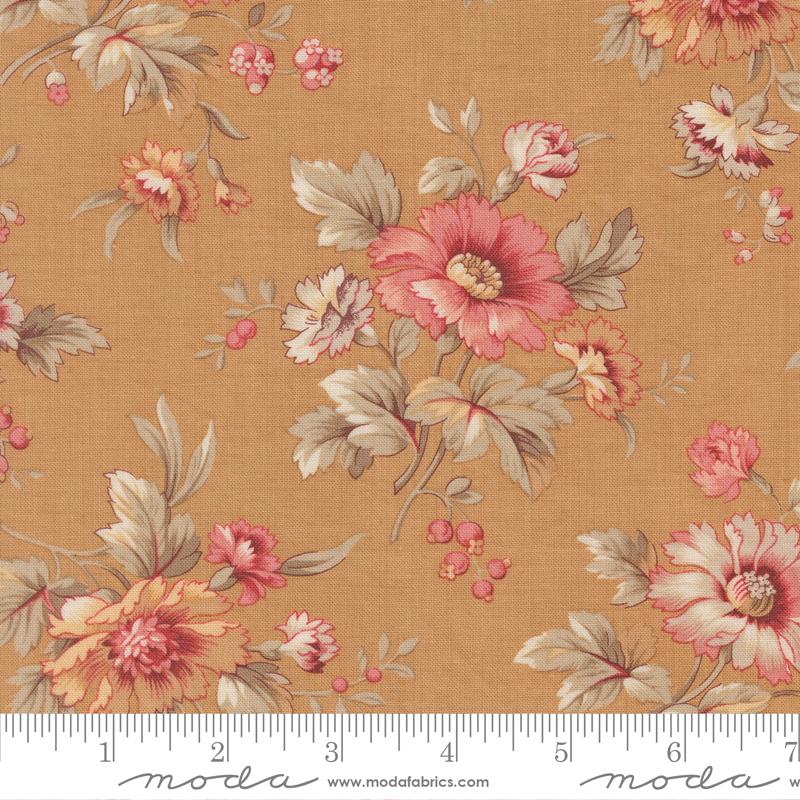 Joie De Vivre Floral Tea - Quilt Fabric