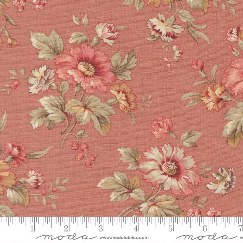 Joie De Vivre Floral Clay - Quilt Fabric