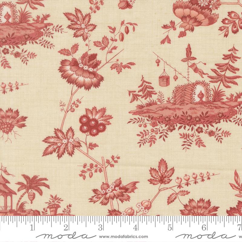 Fleur De Paris Jardinage Pearl Garance - Quilt Fabric