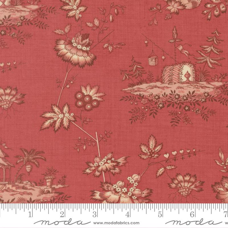 Fleur De Paris Jardinage Garance - Quilt Fabric