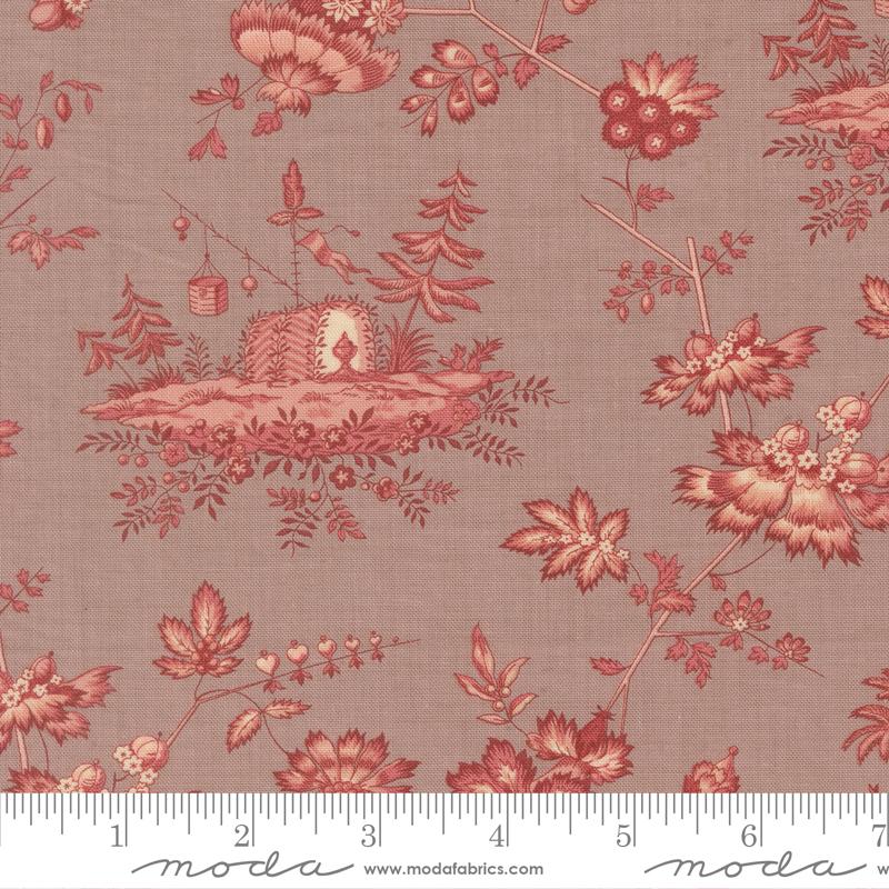 Fleur De Paris Jardinage Lavender - Quilt Fabric