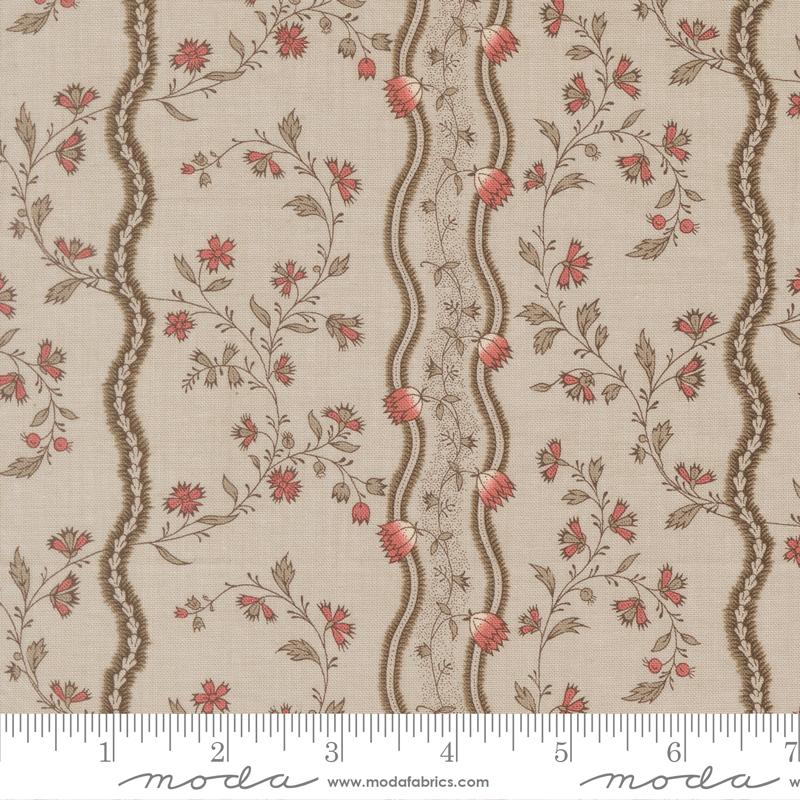 Fleur De Paris Jonquille Smoke - Quilt Fabric