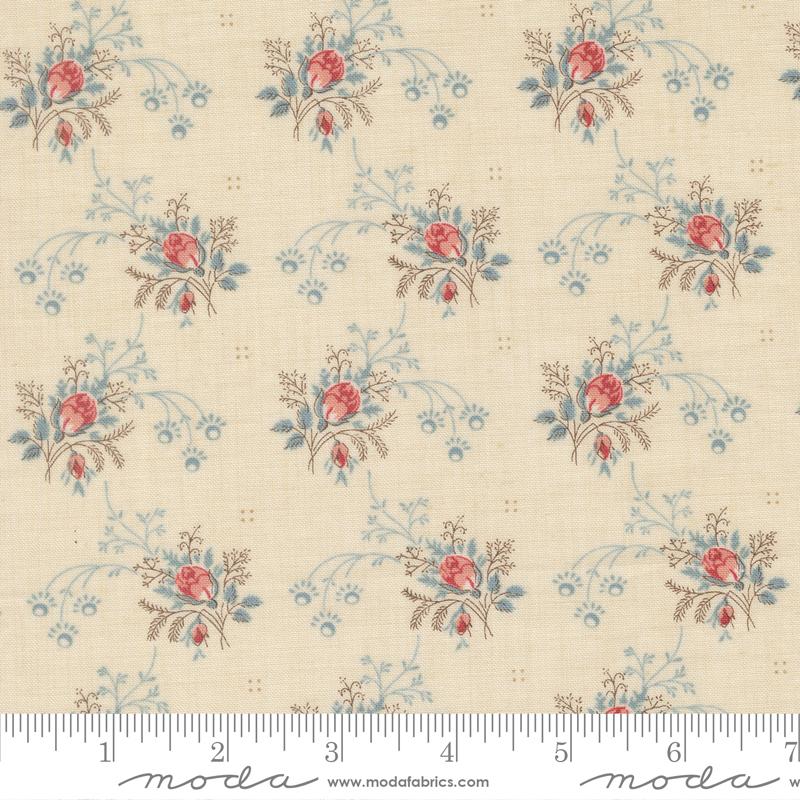 Fleur De Paris Primvere Pearl - Quilt Fabric