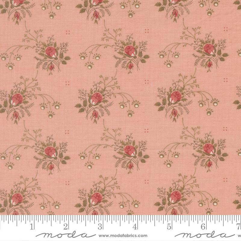 Fleur De Paris Primvere Pale Rose - Quilt Fabric