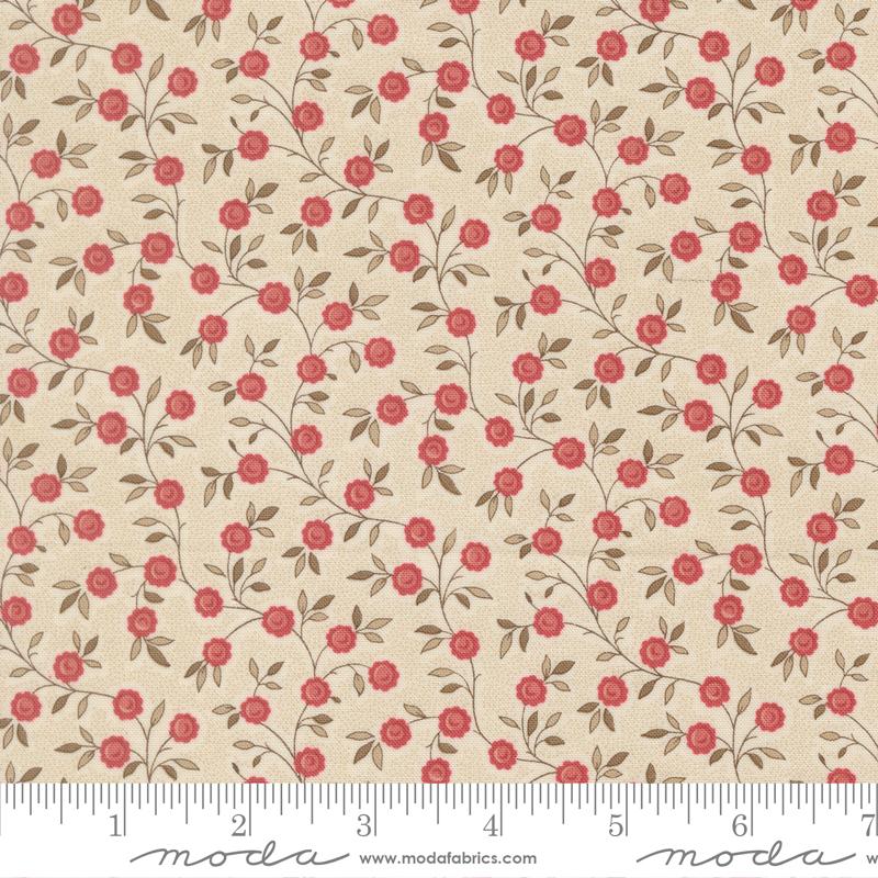 Fleur De Paris Vines Pearl - Quilt Fabric