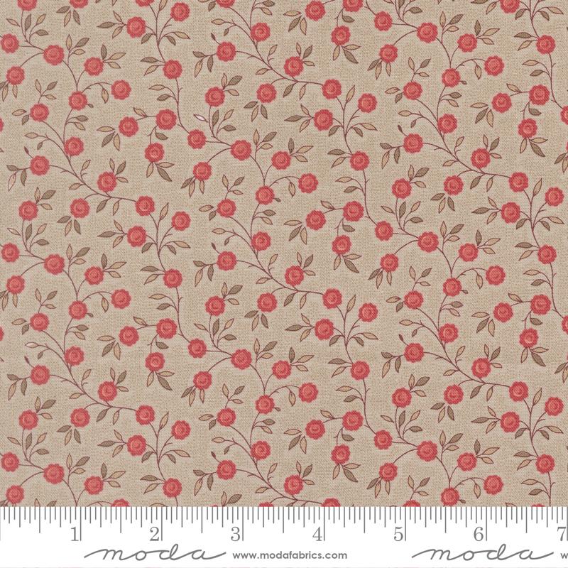 Fleur De Paris Vines Smoke - Quilt Fabric