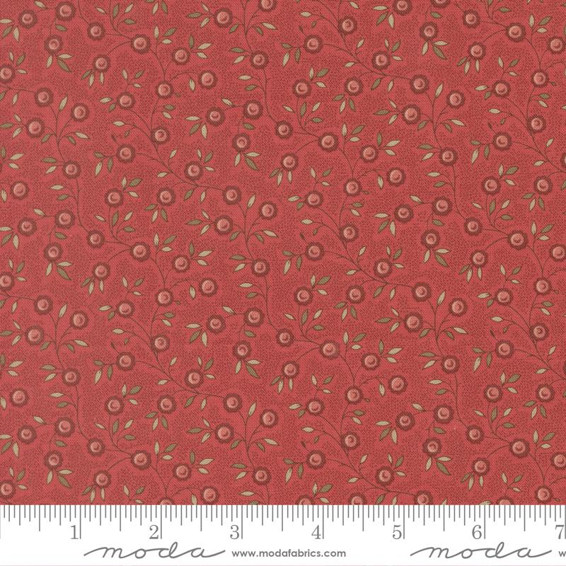 Fleur De Paris Vines Garance - Quilt Fabric