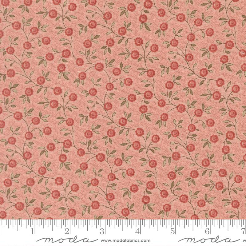 Fleur De Paris Vines Pale Rose - Quilt Fabric