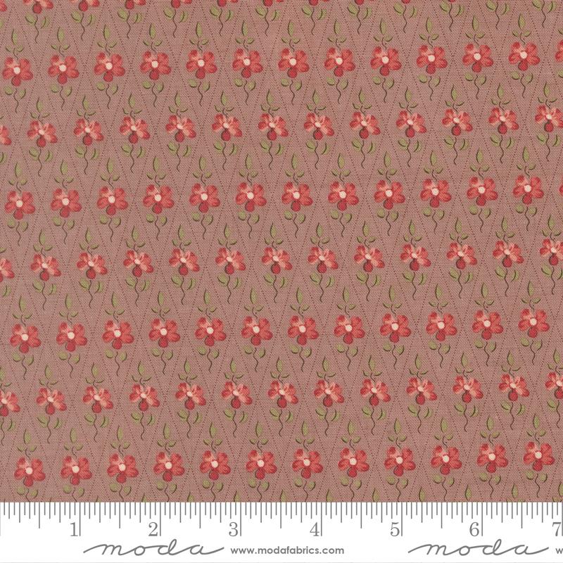 Fleur De Paris Flowers Lavender - Quilt Fabric