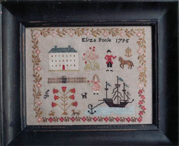 Eliza Poole Sampler - Cross Stitch Pattern