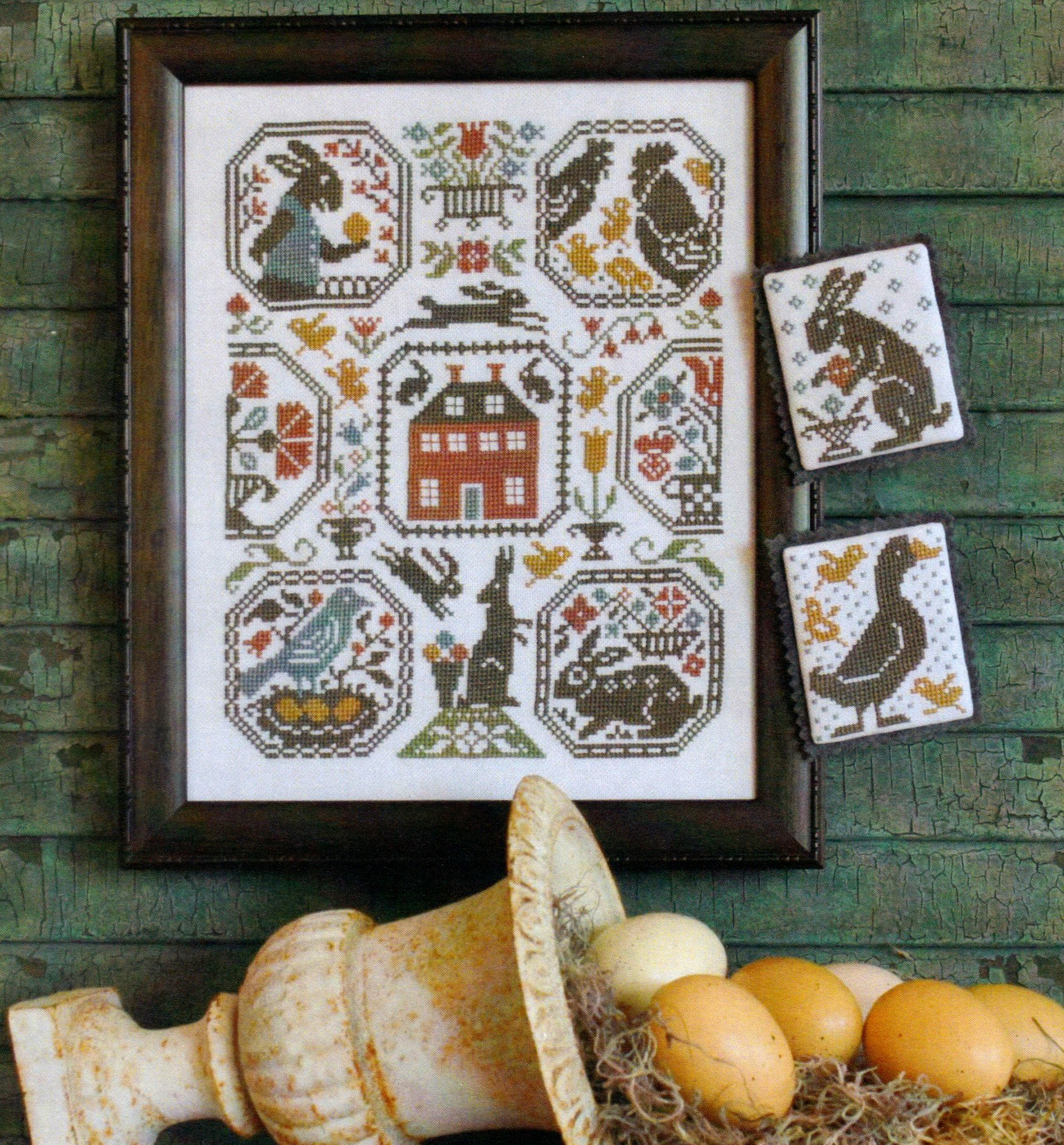 Rabbit Run (Book 194)- Cross Stitch Pattern