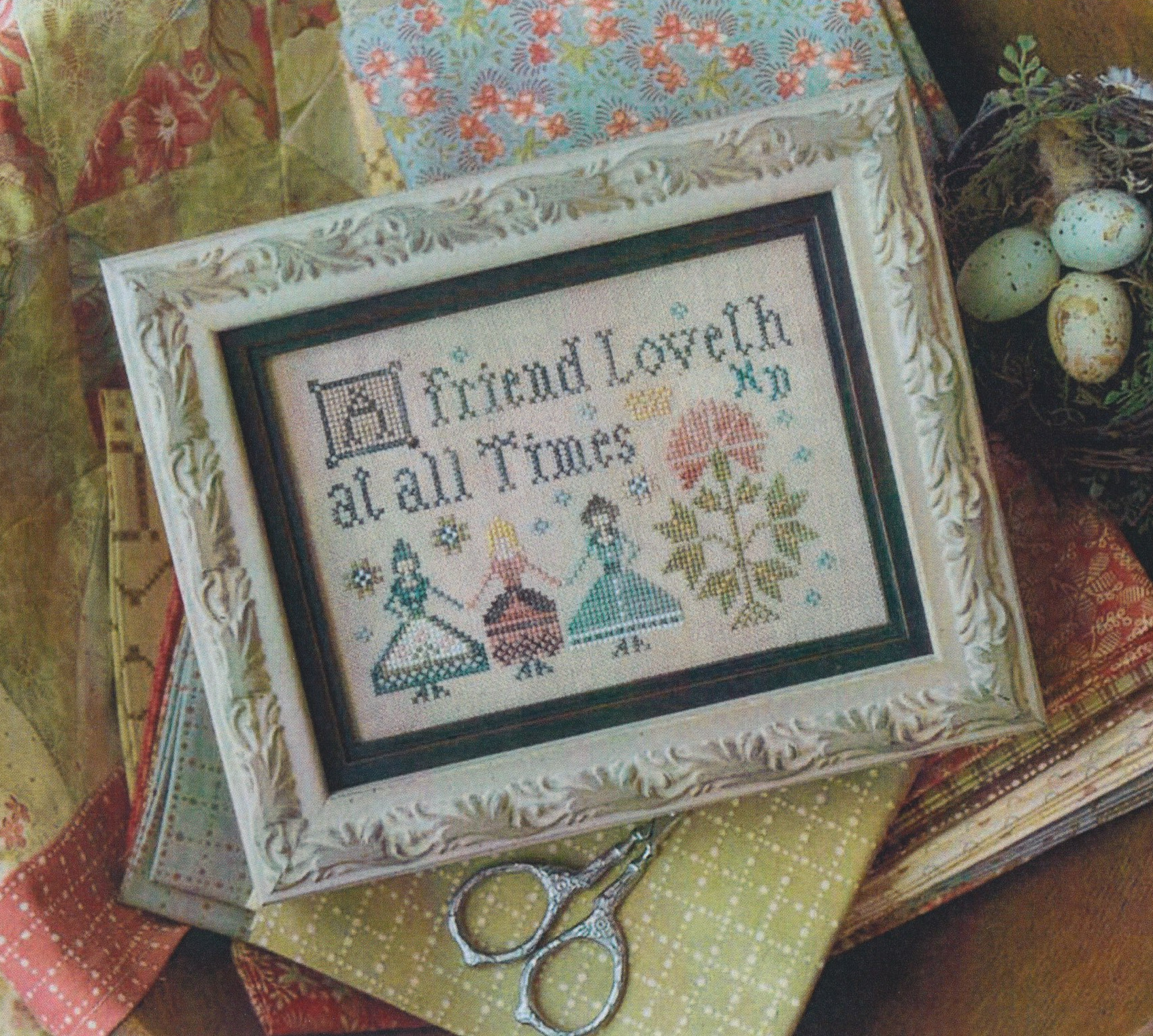 Friend Loveth, A - Cross Stitch Pattern