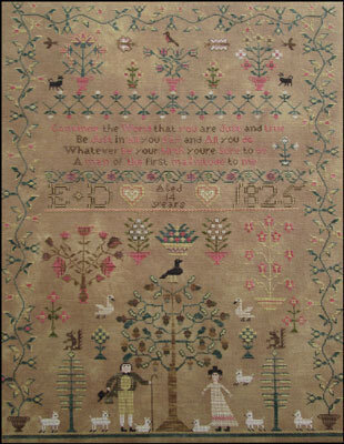 Seven Sheep Sampler - Cross Stitch Pattern