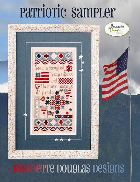 Patriotic Sampler - Cross Stitch Pattern