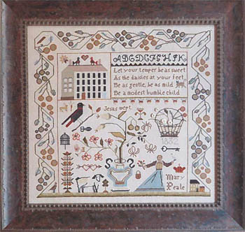 Sweet Temper Sampler - Cross Stitch Pattern
