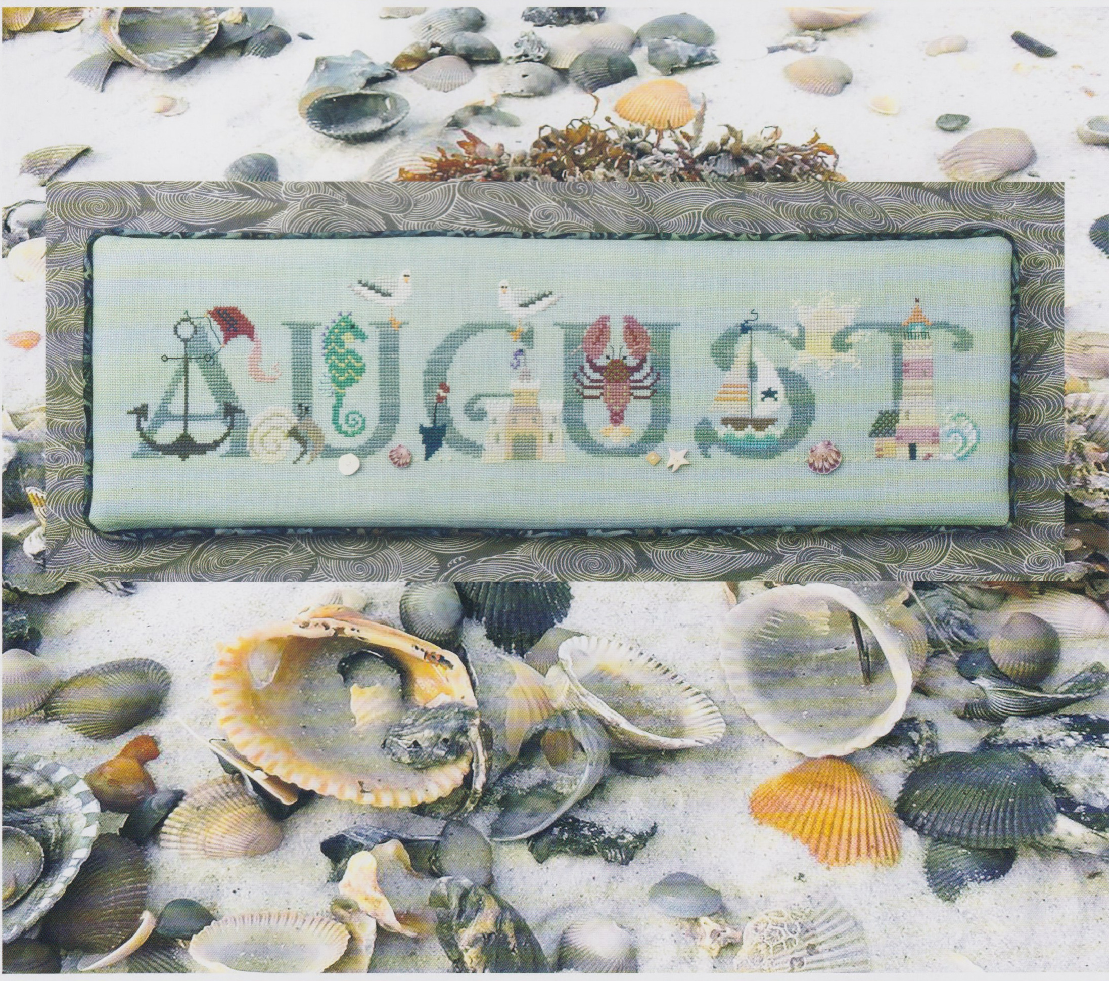 August - Cross Stitch Pattern