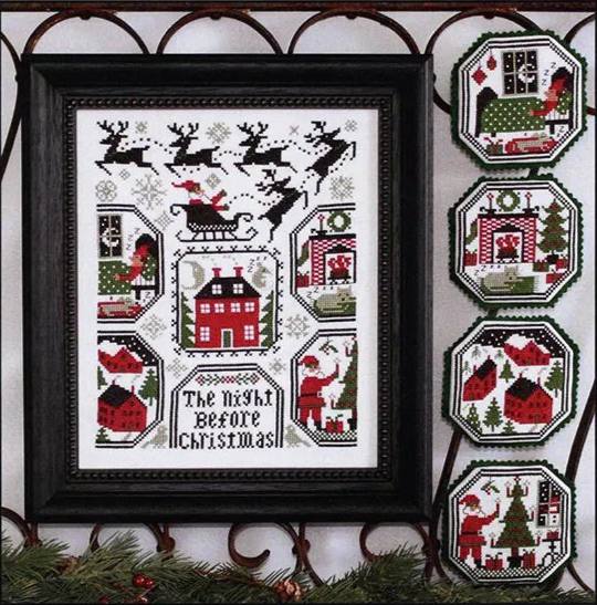 The Night Before Christmas (Book 199) - Cross Stitch Pattern