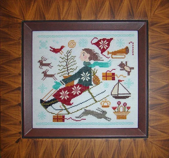 Christmas Joy Ride - Cross Stitch Pattern