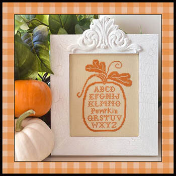 Pumpkin Alphabet (Chart Only) - Cross Stitch Pattern