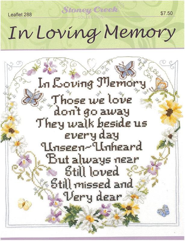 In Loving Memory - Cross Stitch Pattern