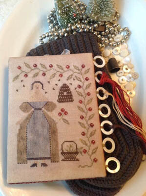 Winter Beekeeper Thread Board - Cross Stitch Pattern