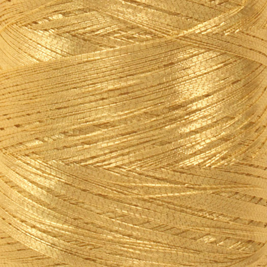 Metallic Thread 2 Ply 1094yds Champagne Gold, zoomed in. Select this picture to zoom back out.