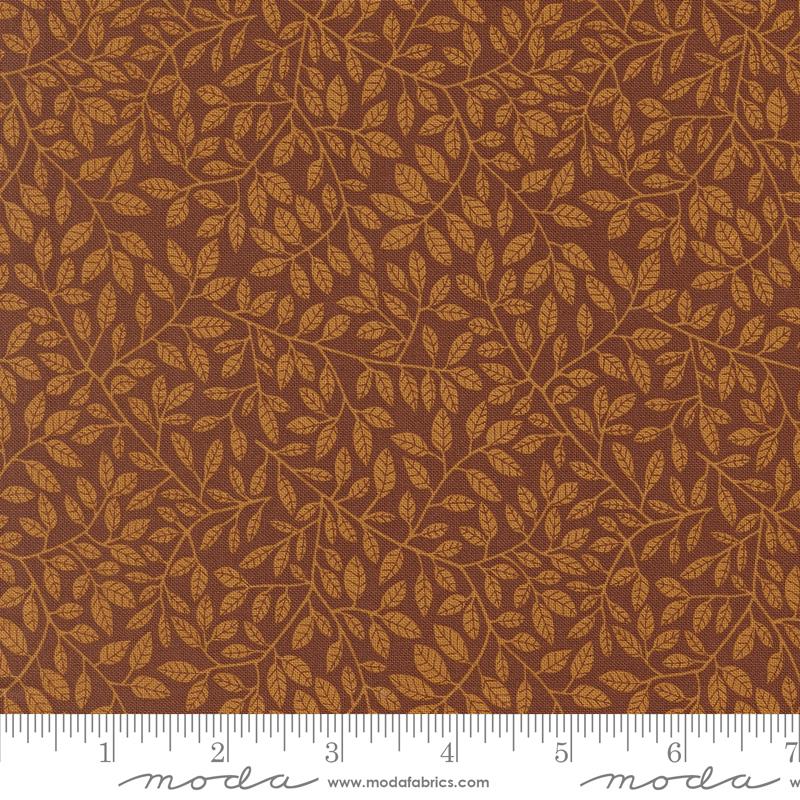 Autumn Forest Vines Russet - Quilt Fabric