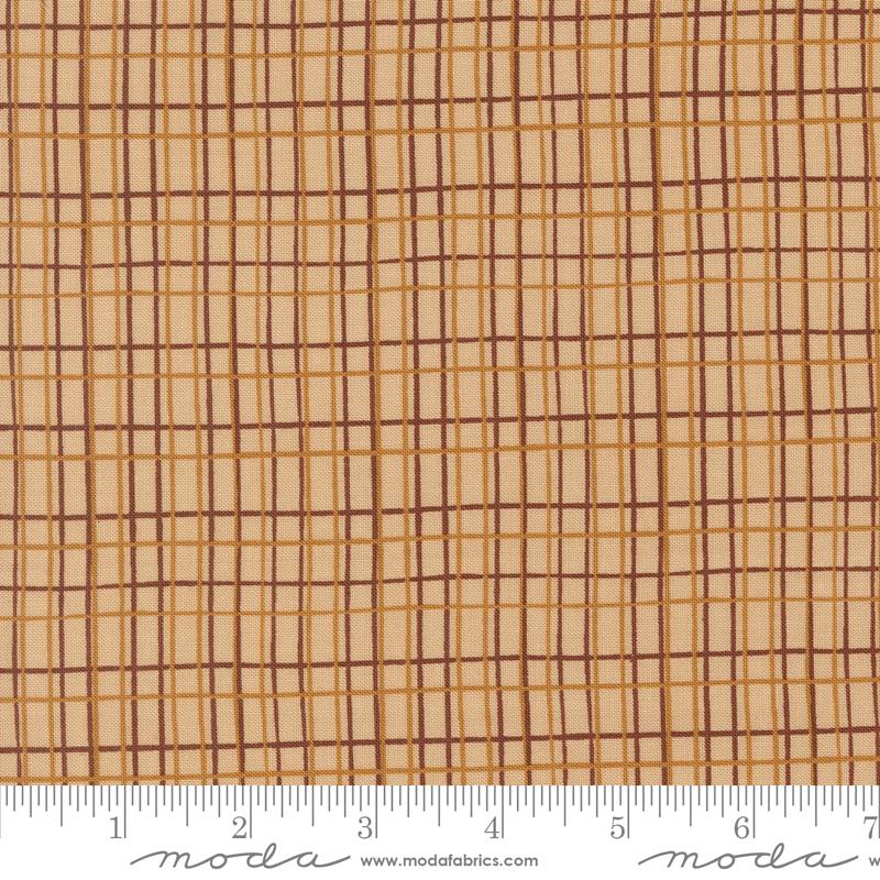 Autumn Forest Plaid Sand - Quilt Fabric