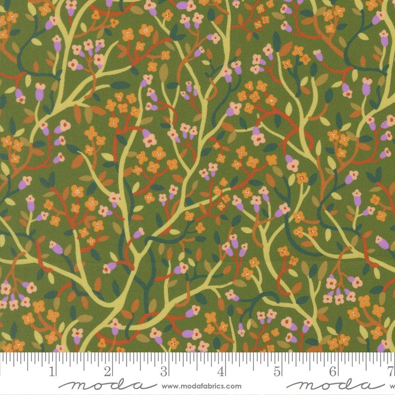 Floral Fondant Jungle Leaf - Quilt Fabric