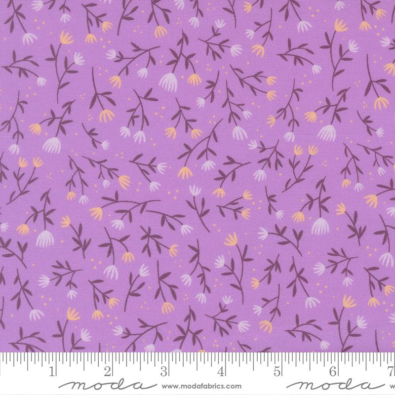 Floral Fondant Flowers Lilac - Quilt Fabric