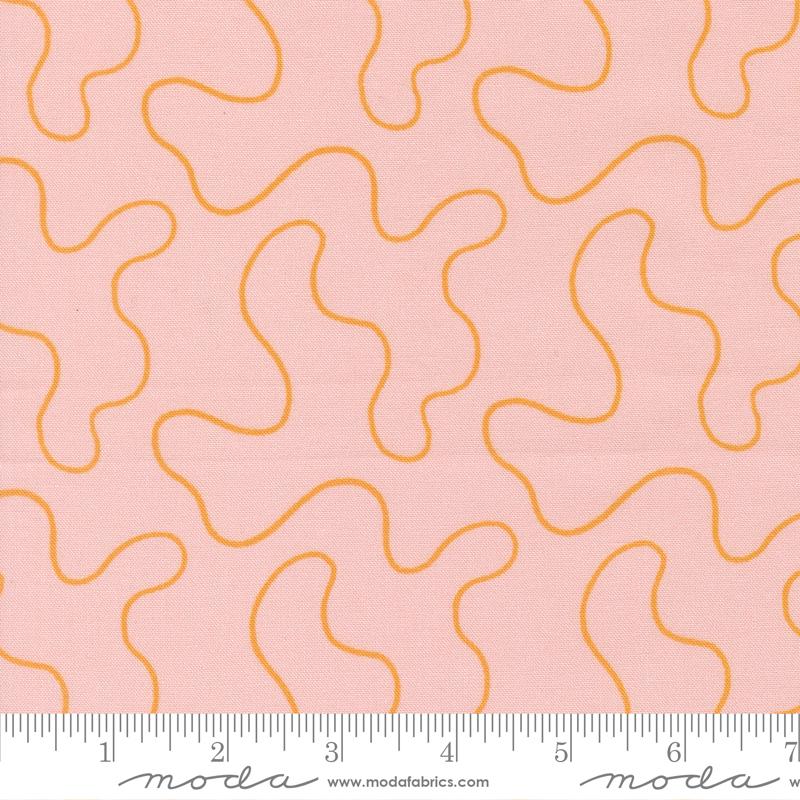 Floral Fondant Swirls Petal - Quilt Fabric