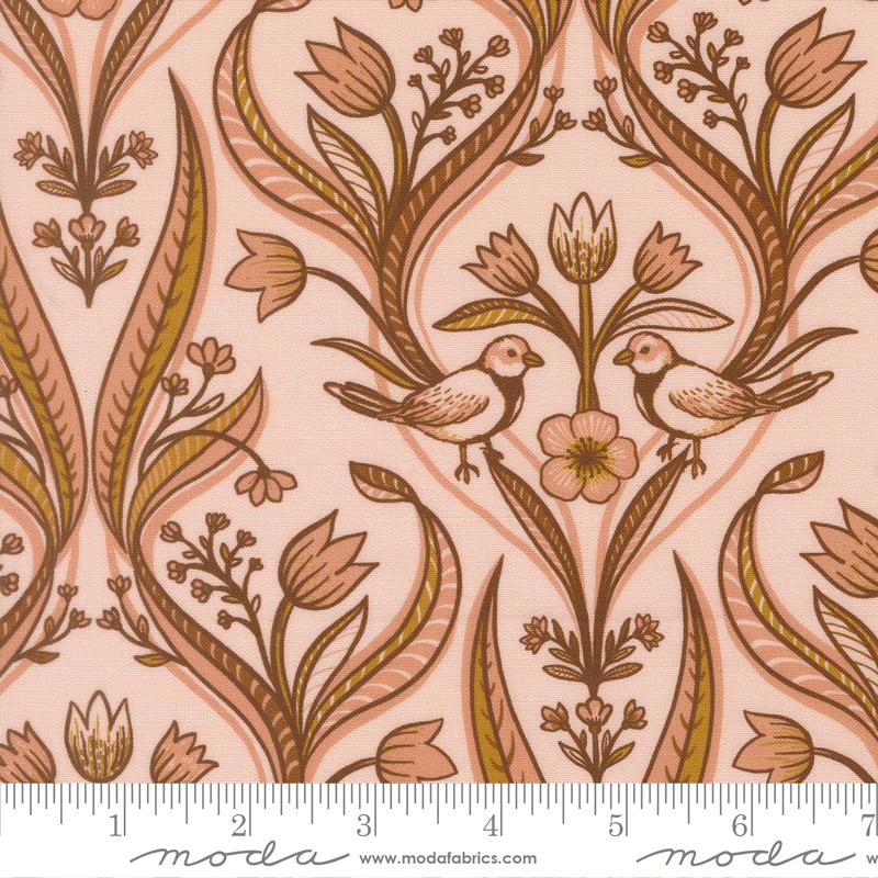Feather and Forest Bloom Nature Petal - Quilt Fabric