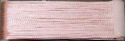 YLI Ribbon Floss -- Rayon 011 Soft Pink, zoomed in. Select this picture to zoom back out.