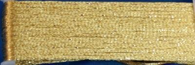YLI Ribbon Floss - Shimmer Blend 021 Gold / Gold