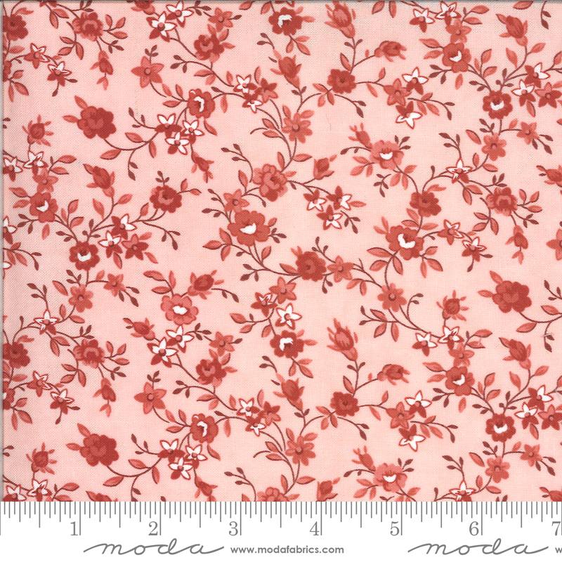 Roselyn Flower Vine Rose - Quilt Fabric