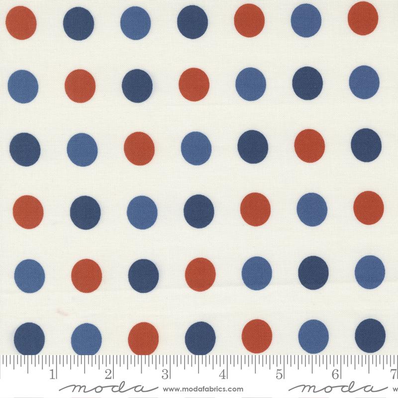 Sunrise Side Cream - Polka Dot Dots - Quilt Fabric