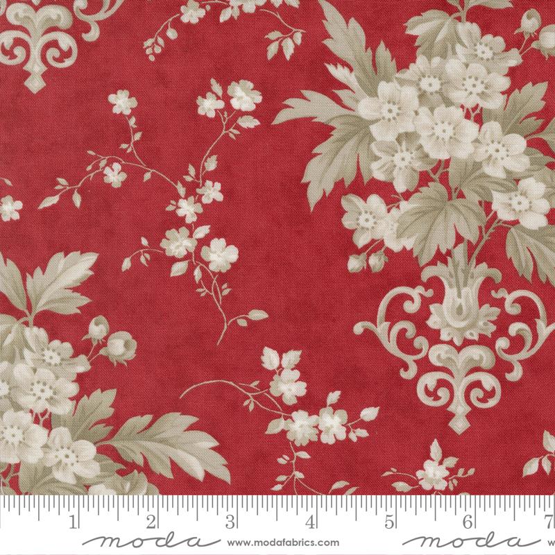 Ridgewood Ruby - Quilt Fabric, zoomed in. Select this picture to zoom back out.