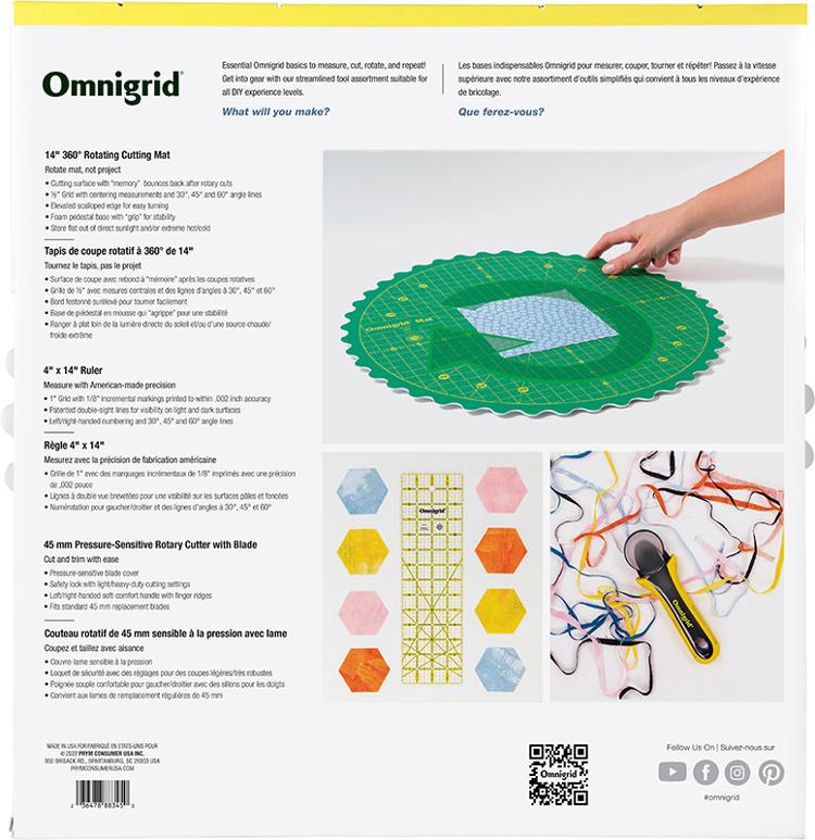 360 Rotating Mat Set 14" 