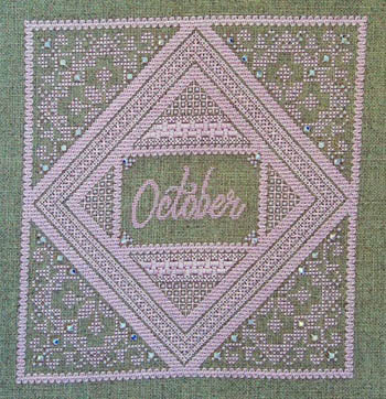 Opal Birthstone Series - Cross Stitch Pattern